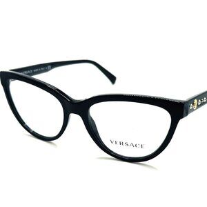 NEW ORIGINAL VERSACE VE3264-B GB1 Black Women's Eyeglasses 51mm 16 140